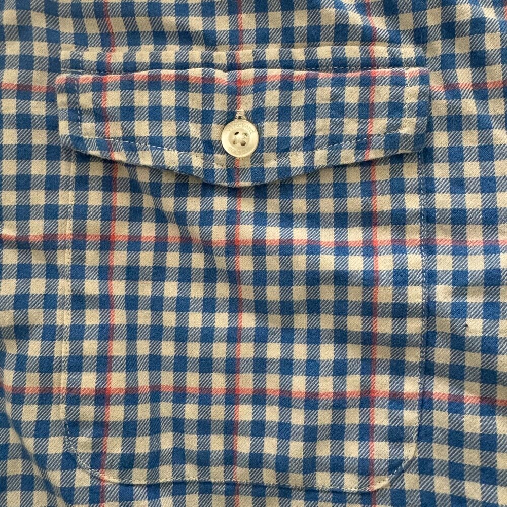 Vineyard Vines 2 Men's Slim Fit Whale/Crosby Blue Checkered Long Sleeve Shirt M - Picture 7 of 9